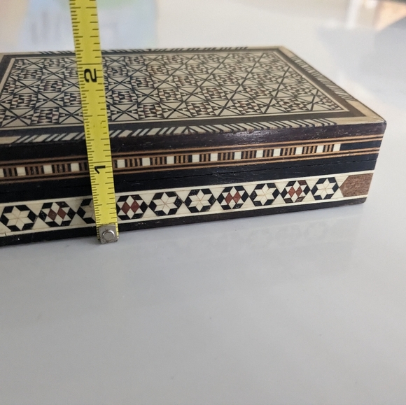 Moorish Wooden Marquetry Box - Picture 7 of 8